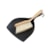 Kit Escova e Pá de Limpeza OIKOS Bambu Preta 36 x 23,5 cm