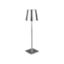 Luminária de Mesa Led 3 Tons Usb Lyor Elegance Prata 9,5 x 38 cm