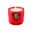 Mini Vela Copo de Vidro Pedestal 20H Voluspa Coleção Fender Strawberry Rush