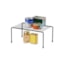 Organizador Retangular Future Organizare Preto Fosco 15 x 32,5 x 20 cm