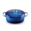 Panela Oval Le Creuset Signature Azure Blue 31 cm