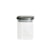 Porta Mantimento Quadrado Dynasty Tampa Plástica Cinza 400 ml