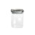 Porta Mantimento Quadrado Dynasty Tampa Plástica Cinza 800 ml