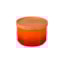 Pote com Tampa de Madeira Le Creuset Laranja 220 ml