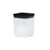 Pote Hermético Quadrado Paramount Lumini Preto 1 litro