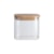 Pote para Mantimentos Flat Quadrado com Tampa OIKOS Bambu 600 ml