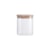 Pote para Mantimentos Flat Quadrado com Tampa OIKOS Bambu 800 ml