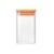 Pote Quadrado com Tampa Bambu Bono Home 350 ml