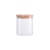 Pote Quadrado com Tampa Bambu Bono Home 850 ml