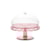 Prato para Bolo com Tampa Guzzini Vanity Aria Flamingo Pink 30 cm
