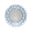 Sousplat Vylux Dekor Merjan Pérola com Azul 33 cm - Cada
