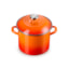 Stock Pot Le Creuset Pegador Aço Inox Laranja 5,7 litros