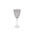 Taça para Agua Lodz Crystals Swiny Cinza 350 ml - Cada