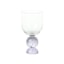 Taça para Água Ribeiro e Pavani Fizzy Transparente com Violeta 380 ml - Cada