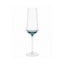 Taça para Champanhe Ribeiro e Pavani Ravello com Base Azul 275 ml - Cada