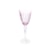 Taça para Vinho Lodz Crystals Swiny Rosa 250 ml - Cada