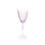 Taça para Vinho Lodz Crystals Swiny Rosa 250 ml - Cada