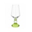 Taça para Vinho Ribeiro e Pavani Lumina com Base Facetada Verde 595 ml - Cada