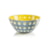 Tigela Bowl Guzzini Le Murrine Cinza e Amarelo 20 cm