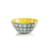 Tigela Bowl Guzzini Le Murrine Cinza e Amarelo 25 cm