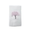 Toalha de Lavabo Cozibag Home Árvore Folhagem Rosa 30 x 45 cm - Cada