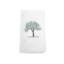 Toalha de Lavabo Cozibag Home Árvore Folhagem Verde 30 x 45 cm - Cada