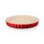 Travessa Canelada Le Creuset Heritage Vermelha 24 cm
