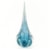 Vaso Gota Fênix Cristais D´Labone Aquamarine 35 x 15 cm