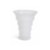 Vaso Ribeiro e Pavani Venezia Branco 23 x 17 x 17 cm