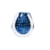 Vaso Santa Mônica Cristais D´Labone Nightly Blue 17 x 8 x 16 cm