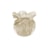 Vaso Torcello Cristais D´Labone Champanhe 17 x 17 cm