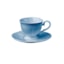 Xícara para Chá com Pires Qualitier Noble Baby Denim 250 ml - Cada