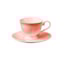 Xícara para Chá com Pires Qualitier Noble Peach Tea 250 ml - Cada